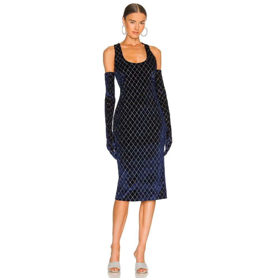 NBD Phoebe Dress in Navy Size L