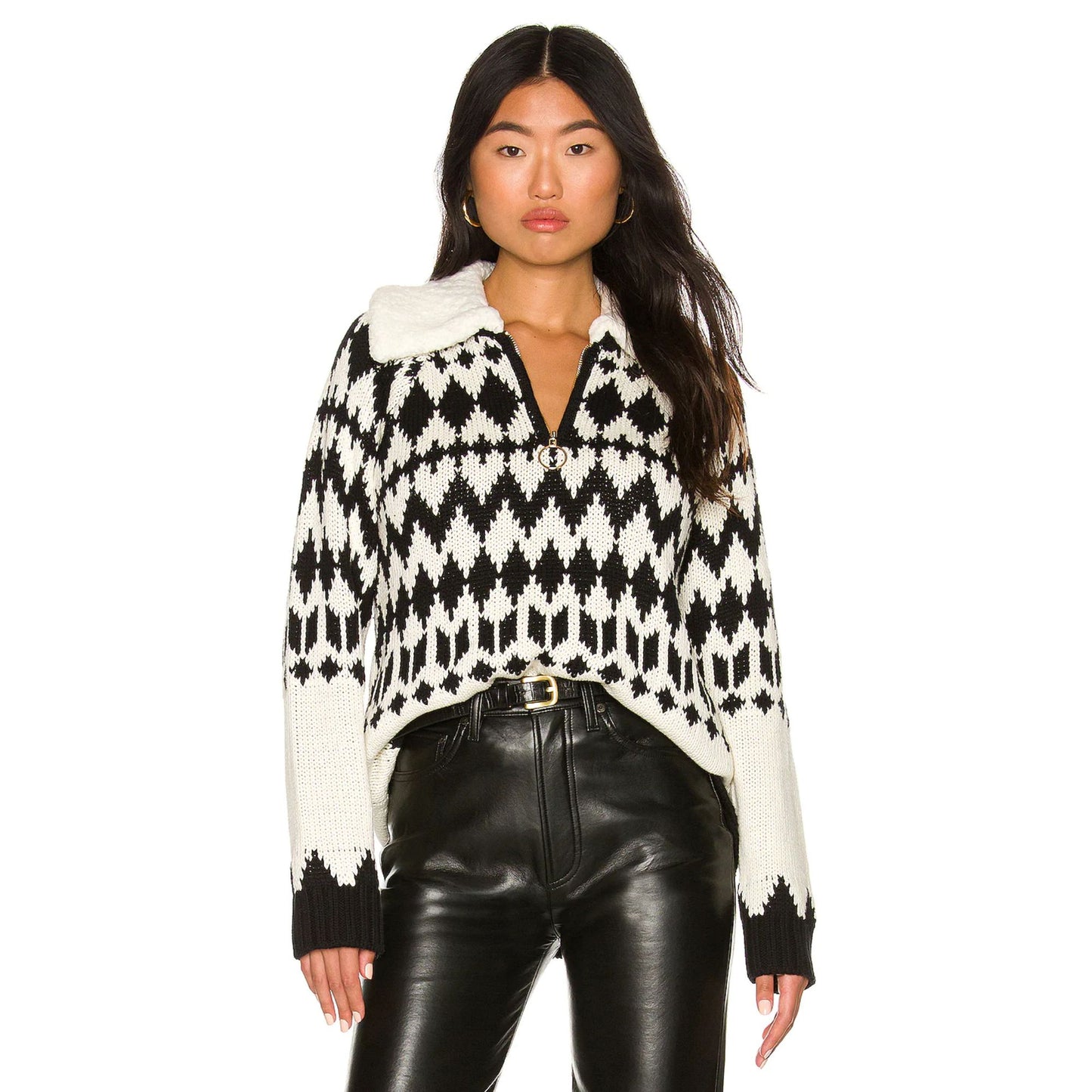 Show Me Your Mumu Sun Valley Pullover in White Size S