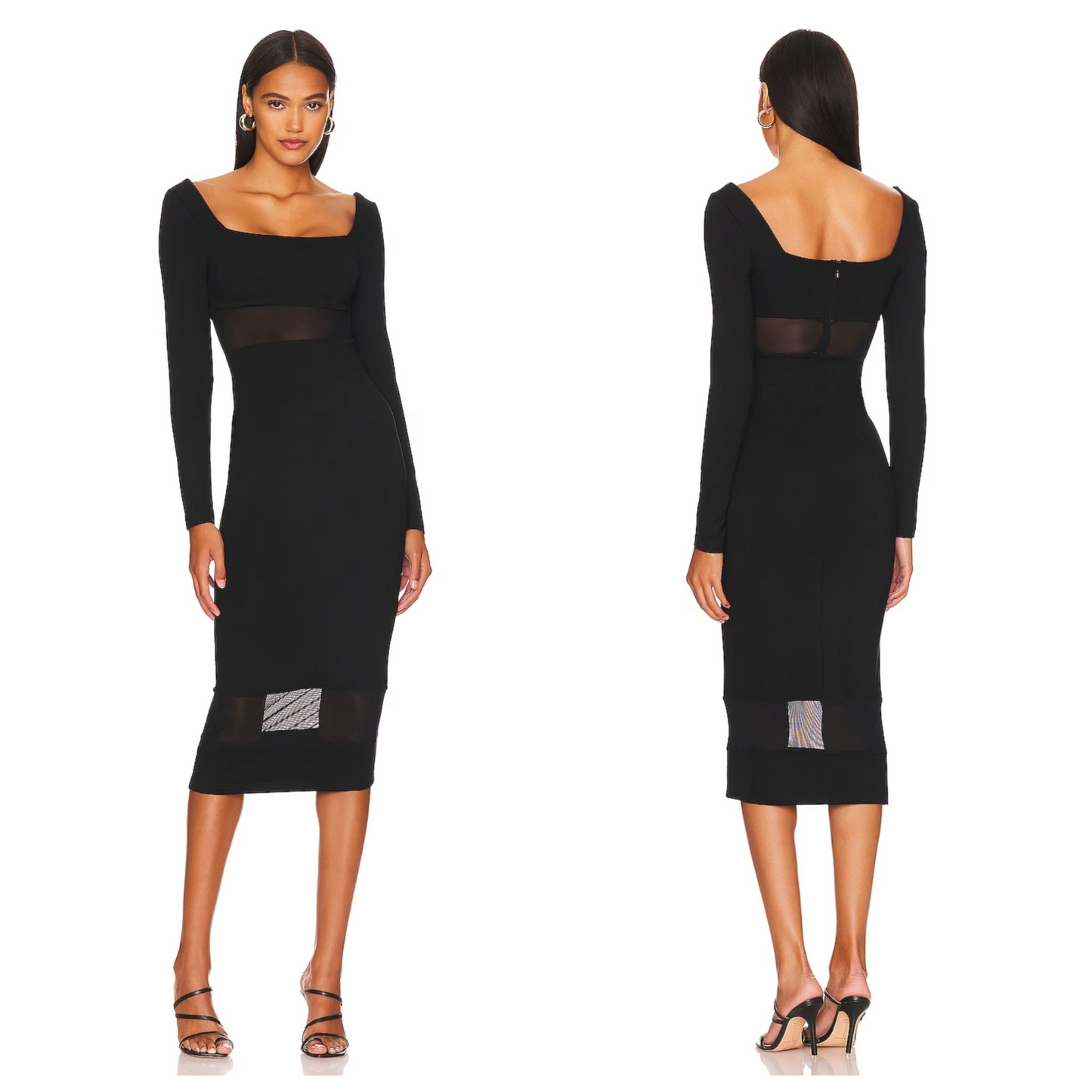 REMI x REVOLVE Jamie Midi Dress in Black In Size XL