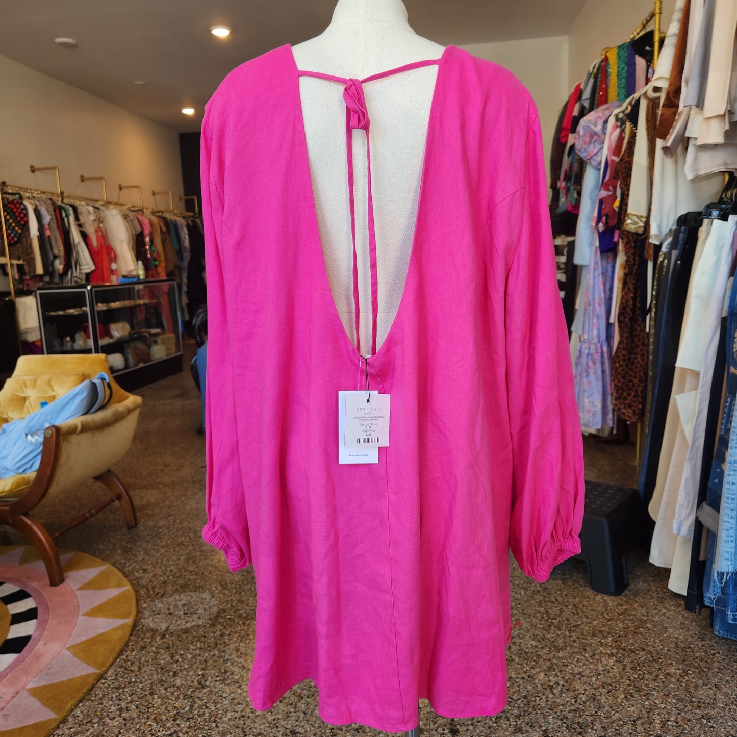Lovers and Friends Moda Mini Dress in Hot Pink Size Small