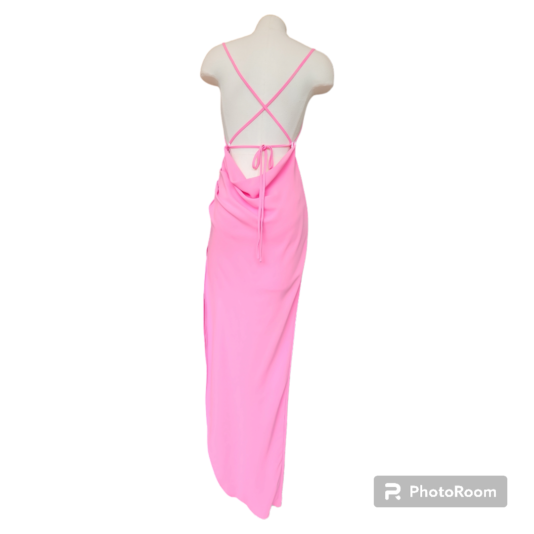 Amanda Uprichard Janet Gown in Shocking Pink Size Small