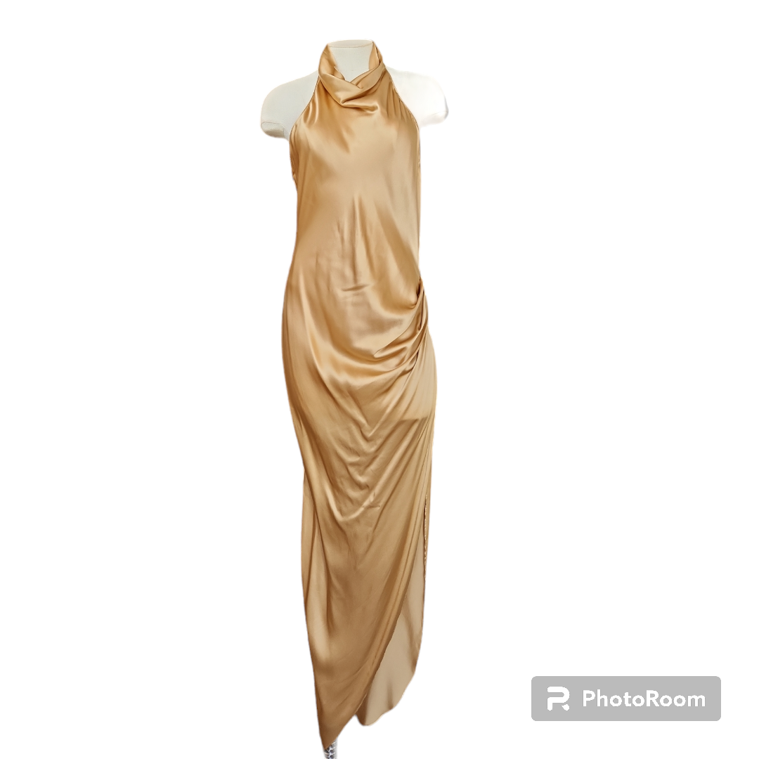 Amanda Uprichard Samba Gown in Toffee Size Large