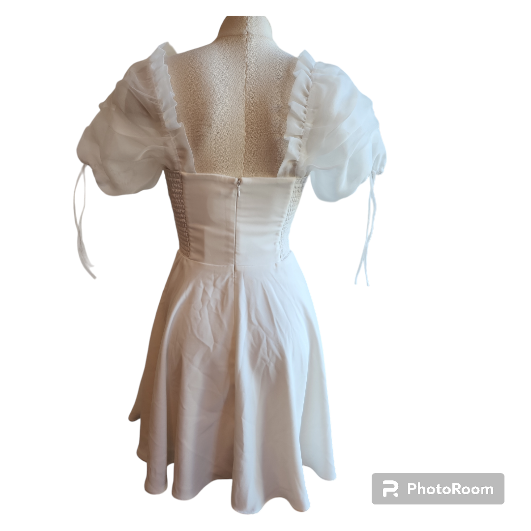 Amanda Uprichard Lovely Dress in Ivory Size XS