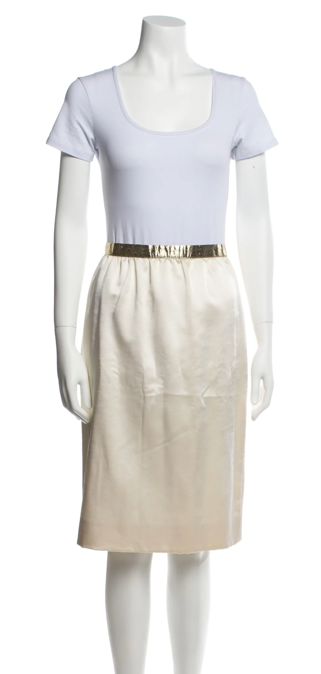 Ann Lawrence Vintage Metallic and Beaded Applique Set Size 6