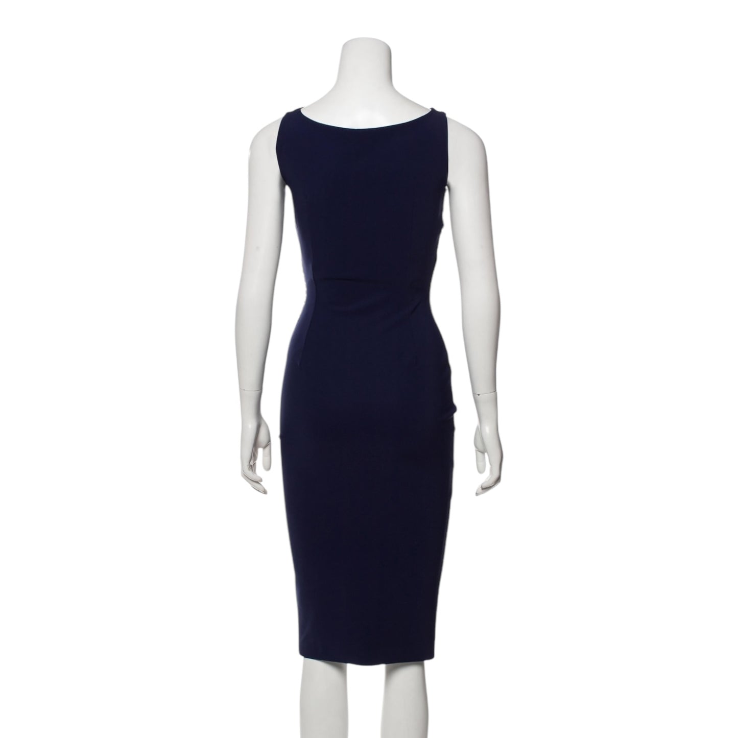 Chiara Boni Velvet Color Block V-neck Sheath Dress Size 2