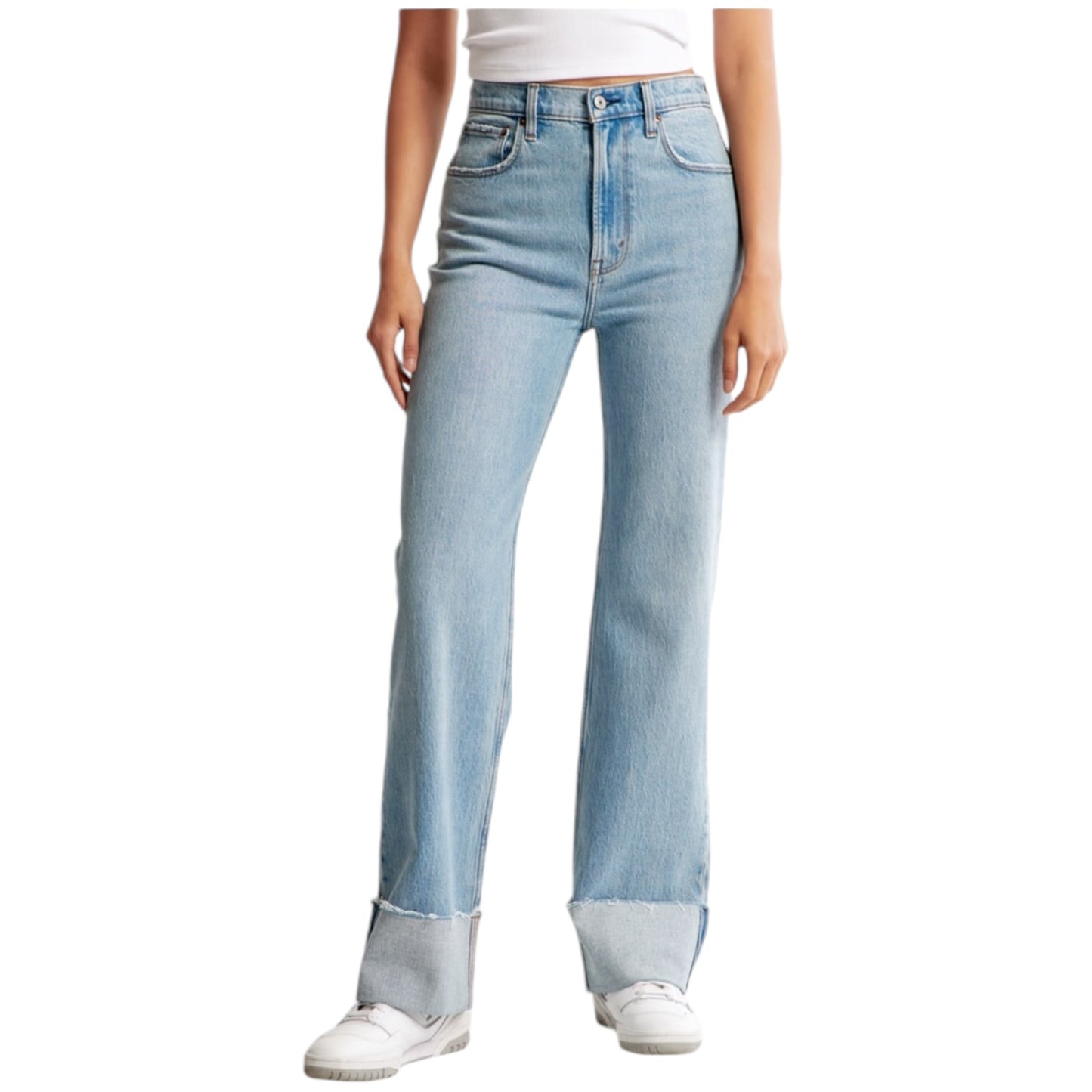 Abercrombie 90’s Relaxed Jean High Rise ‘Love Curve’ Sz 23