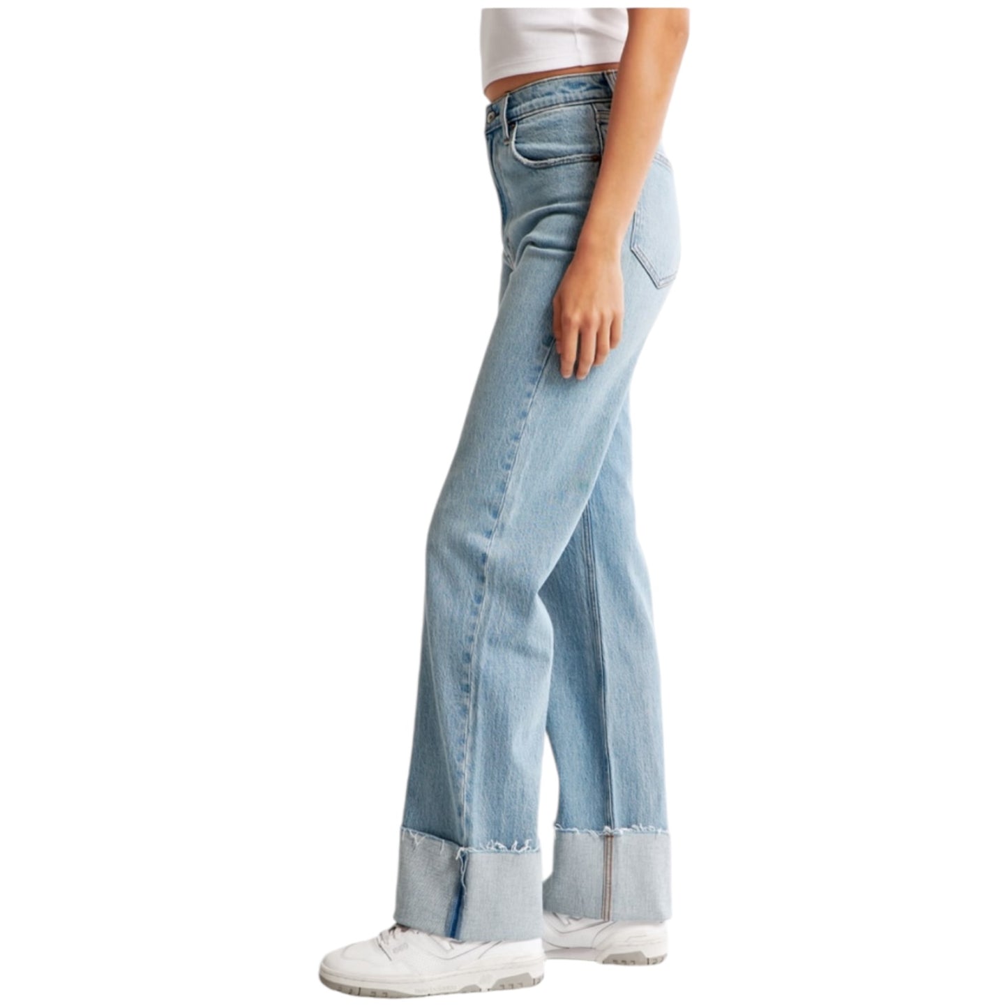 Abercrombie 90’s Relaxed Jean High Rise ‘Love Curve’ Sz 23