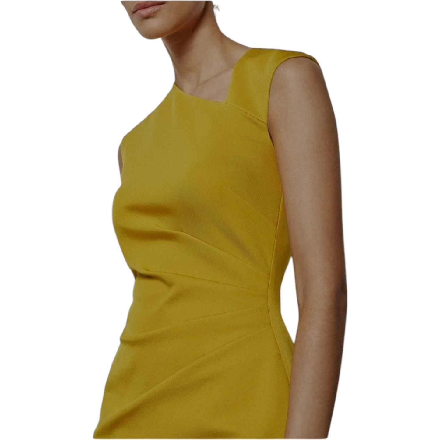 Karen Millen Asymmetric Pencil Dress Sz 2