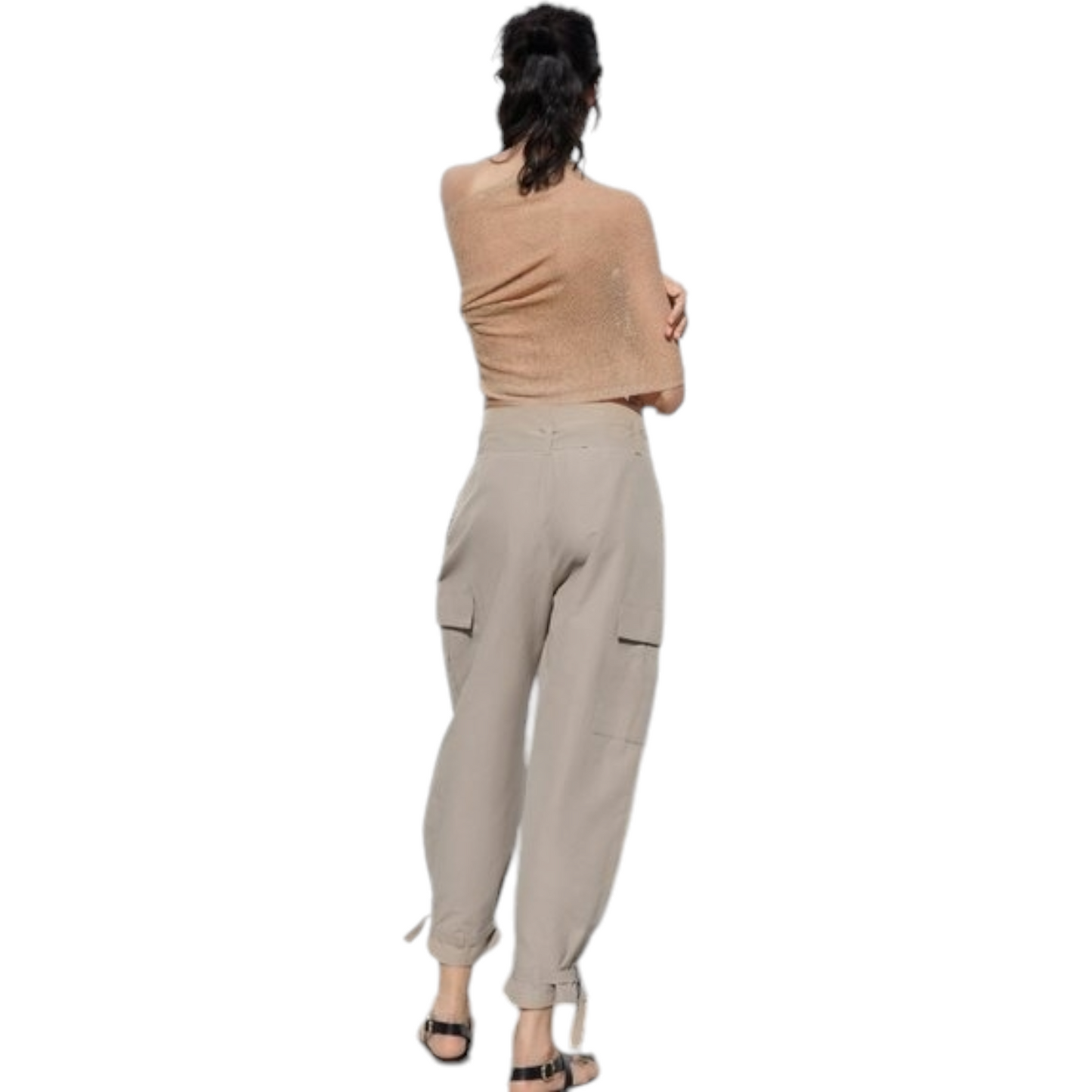 Zara Straight Cargo Pants size XS