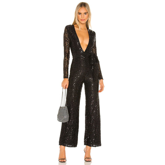 Lovers and Friends Leighton Jumpsuit in Black Size Small