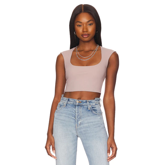ALIX NYC Nadine Crop Top in Pewter Size M