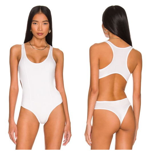 The Line by K Lana Bodysuit in White Size Medium