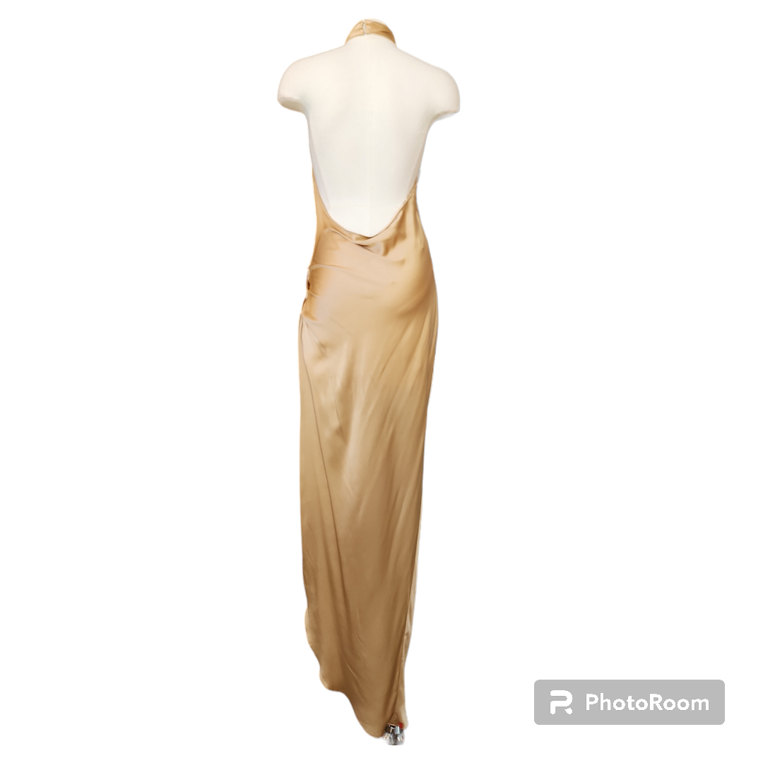 Amanda Uprichard Samba Gown in Toffee Size Large