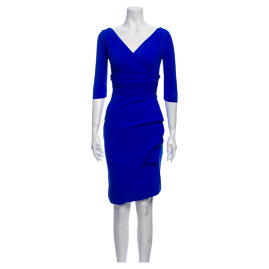 Chiara Boni V-Neck Knee-Length Dress