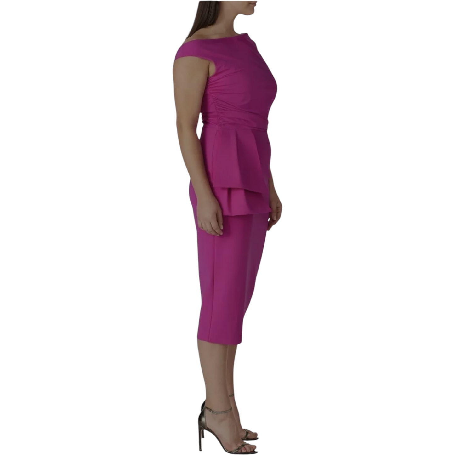 Chiara Boni La Petite Robe Purple Cassie Dress