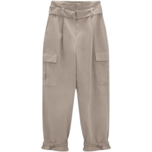 Zara Straight Cargo Pants size XS